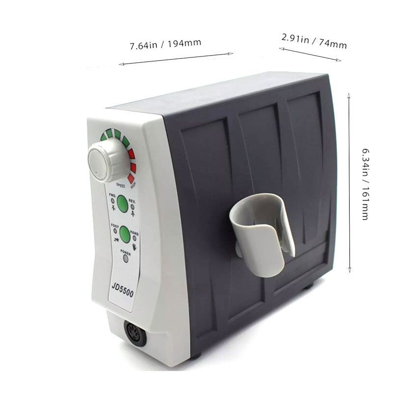 JSDA Επαγγελματικός Τροχός Νυχιών 85W JD5500 35000rpm με Πεντάλ - Nail drill - Image 8