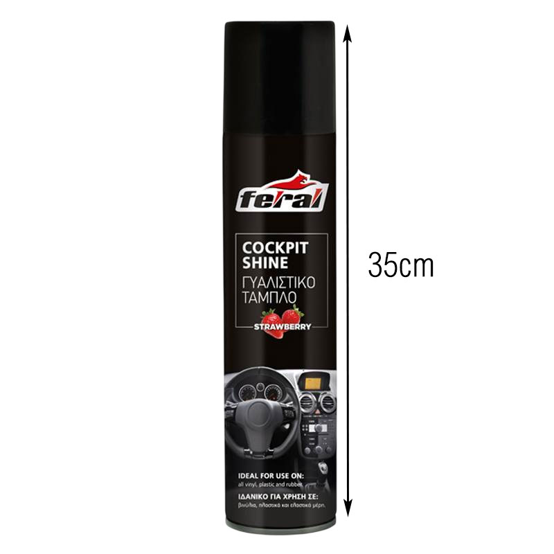 Feral Γυαλιστικό Ταμπλό Strawberry 750ml - Cockpit Shine - Image 2