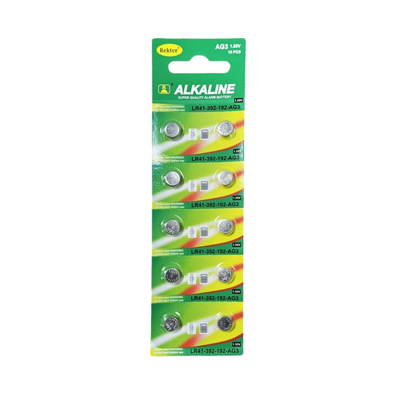 Σετ Αλκαλικών Μπαταριών LR41 1.5V 10τμχ - Alkaline Battery Set