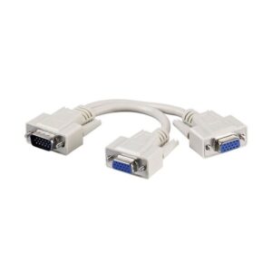 RUN&TENG Καλώδιο VGA 1 αρσενικό σε 2 θηλυκά RT004 - VGA cable splitter - sukki.gr