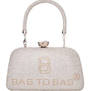 Τσάντα φάκελος clutch CK6021 – Ασημί BAG TO BAG - sukki.gr