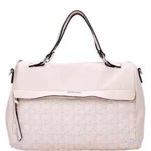 Τσάντα χειρός W-6034 – Ασπρο BAG TO BAG - sukki.gr