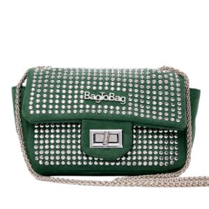 Τσάντα ώμου με αλυσίδα 21966 – Πράσινο BAG TO BAG - sukki.gr