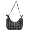 Τσάντα ώμου με παγιετες BS23202 – Μαύρο BAG TO BAG - sukki.gr
