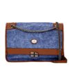 Τσάντα ώμου με αλυσίδα LX-2157 – Σκούρο Μπλέ BAG TO BAG - sukki.gr