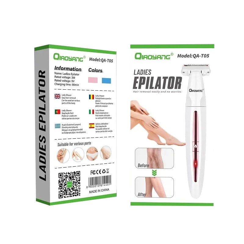 Qiaoyang Αποτριχωτική Μηχανή Epilator για Σώμα QA-T05 - Ladies epilator - sukki.gr