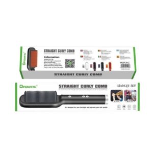 QIAOYANG Ηλεκτρική Βούρτσα για Ίσιωμα 45W QA-T08 - Straight curly comb - sukki.gr