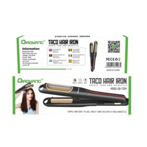 QIAOYANG Ψαλίδι Μαλλιών με Πλάκες για Μπούκλες QA-T594 - Taco hair iron - sukki.gr