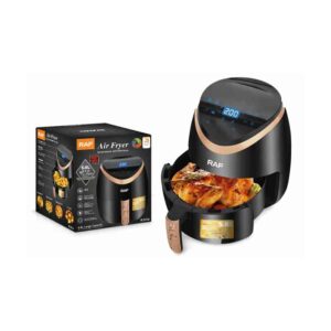 RAF Φριτέζα Αέρος RAF 5.0L 1500W Ψηφιακή Με Πολυλειτουργίες R5234B - RAF Digital Air Fryer 5.0L 1500W Multi Purpose - sukki.gr