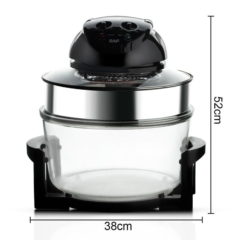 RAF Πολυλειτουργικό Φριτέζα Αέρος 8 σε 1 3500W 17l R.5406 - Multifunctional Airfryer Air Fryer Electric Fryer 3500W - Image 2