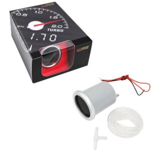 Ket Gauge Όργανο Turbo Boost Αυτοκινήτου με Αισθητήρα - Turbo Boost Gauge with Sensor