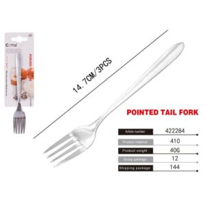 Πιρούνια 3τμχ – Pointed tail fork - sukki.gr