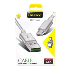 Olesson Καλώδιο δεδομένων γρήγορης φόρτισης Micro 1m 5.0A NO.S11 -  Data Cable Micro Quick Charging - sukki.gr