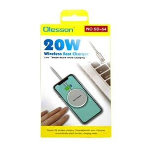 Olesson 20W Ασύρματος γρήγορος φορτιστής SD-54 - Wireless fast charger - sukki.gr