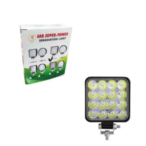 Προβολέας αυτοκινήτου Τετράγωνο 16LED 48W 6.5cm – Car Super-power Square LED - sukki.gr