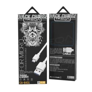 Treqa Καλώδιο γρήγορης φόρτισης Micro 2m CA-8431- Fast Charger Cable - sukki.gr
