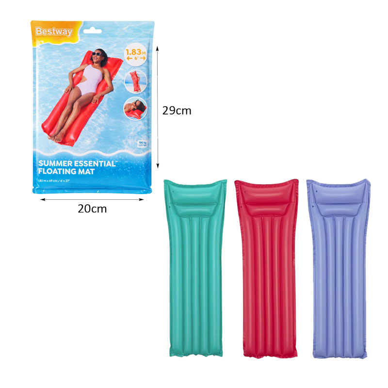 Bestway Φουσκωτό Στρώμα Θαλάσσης Bestway 1.83m - Summer Essential Floating Mat - Image 3