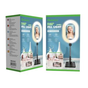 Qiaoyang LED Ring Light με Βάση QA-T678 – 360° Fill Light - sukki.gr