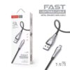 Tranyoo Καλώδιο Γρήγορης Φόρτισης Lightning IOS 1m 5A 18W T-X171 - Lightning IOS Fast Data Cable - sukki.gr