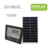 GDPlus Ηλιακός προβολέας τοίχου με τηλεχειριστήριο 100W GD-8800L - Solar Flood Light - sukki.gr