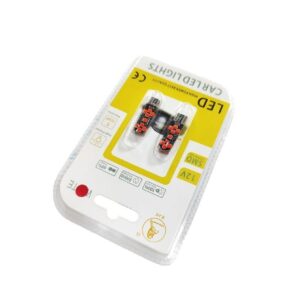 Alternative view of EJC Λάμπες Αυτοκινήτου LED 12V T10-18 2τμχ Κόκκινο -  Car LED Lights  RED