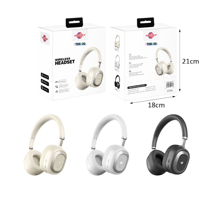 Wisdomup Ασύρματα Ακουστικά Κεφαλής TDE-20 - Wireless Headset - Image 3