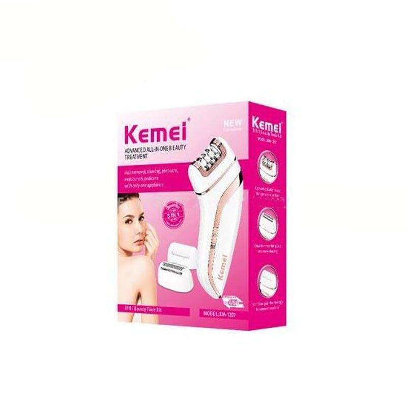 Kemei Σετ Αποτρίχωσης για Σώμα KM-1207 - Epilator - Image 3