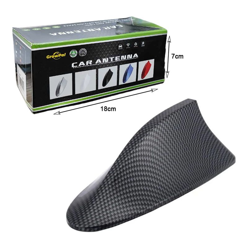 GrowPal Κεραία αυτοκινήτου καρχαρίας carbon - Shark antenna carbon - Image 3