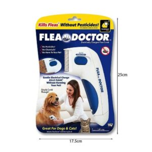Factory Flea Doctor Ηλεκτρική Χτένα Σκύλου για Εξολόθρευση Ψύλλων & Παράσιτων - Electric Dog Comb for Extermination of Fleas and Pests - sukki.gr