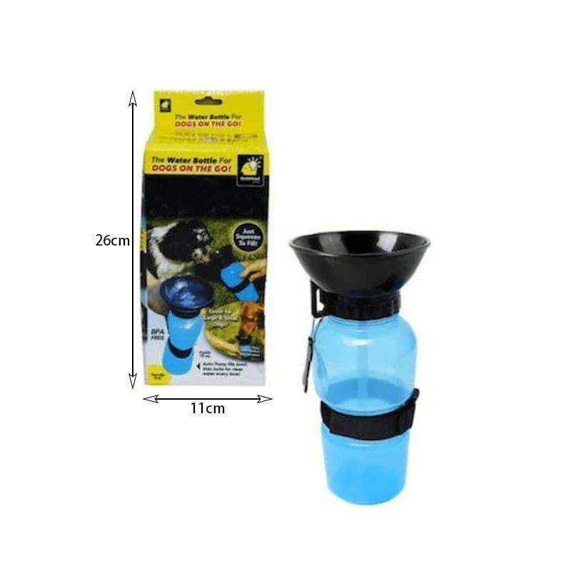 Πλαστικό Μπουκάλι Νερού για Σκύλο 500ml - Water bottle - sukki.gr
