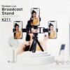 Βάση στήριξης κινητού 3 θέσεων - Multiple live broadcast stand K211 - sukki.gr