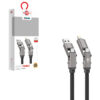 Wisdomup Καλώδιο Φόρτισης και Δεδομένων USB σε Lightning με Μεταλλικά Βύσματα 60W SJX-48 - USB to Lightning Fast Charging Data Cable 60W with Metal Connectors - sukki.gr