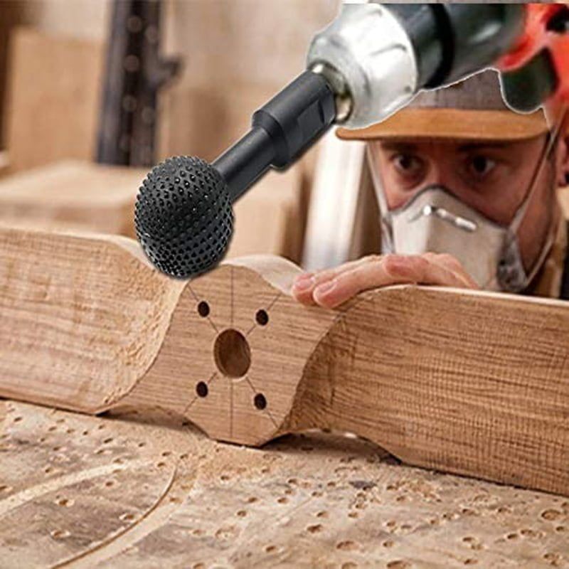 Ράσπα ξύλου στρογγυλή - Hotaitools spherical spindles for angle grinder - Image 5