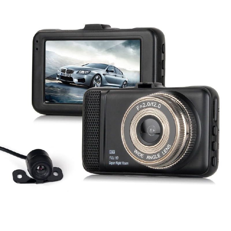 Κάμερα DVR Αυτοκινήτου Full HD 1080P - Dual Lens Vehicle Blackbox DVR - Image 2