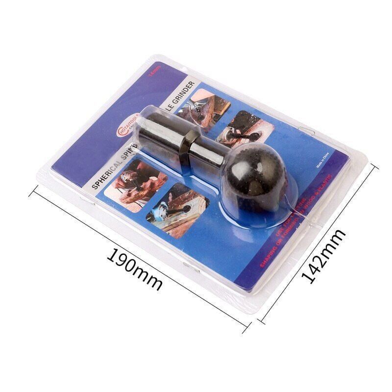 Ράσπα ξύλου στρογγυλή - Hotaitools spherical spindles for angle grinder - Image 7