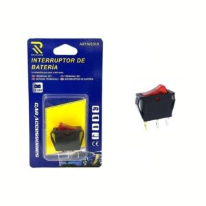 Rchang Διακόπτης Μπαταρίας Αυτοκινήτου 12–24V με Κόκκινο LED W1019 KCD3-1022- Car switch - sukki.gr