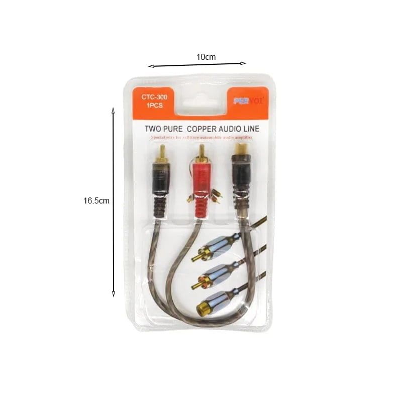 Καλώδιο ήχου Aux Audio PerVoi CTC-300 – Two pure copper audio line - Image 2