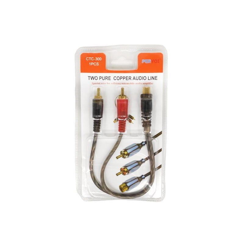 Καλώδιο ήχου Aux Audio PerVoi CTC-300 – Two pure copper audio line - sukki.gr