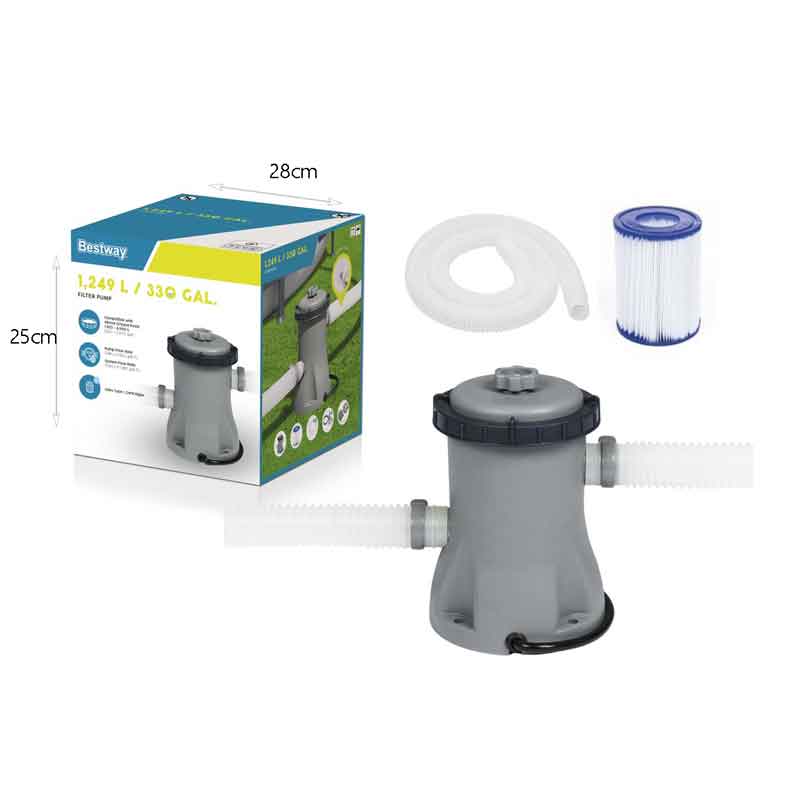Αντλία Φίλτρου Flowclear Bestway Πισίνας 1249L/330gal #58381 - Filter Pump - Image 5