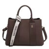 Τσάντα ώμου XQ-605 – Καφέ BAG TO BAG - sukki.gr