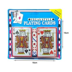 Alternative view of Τράπουλα σετ 2τμχ και ζάρια - Vegas style playing cards 2pcs