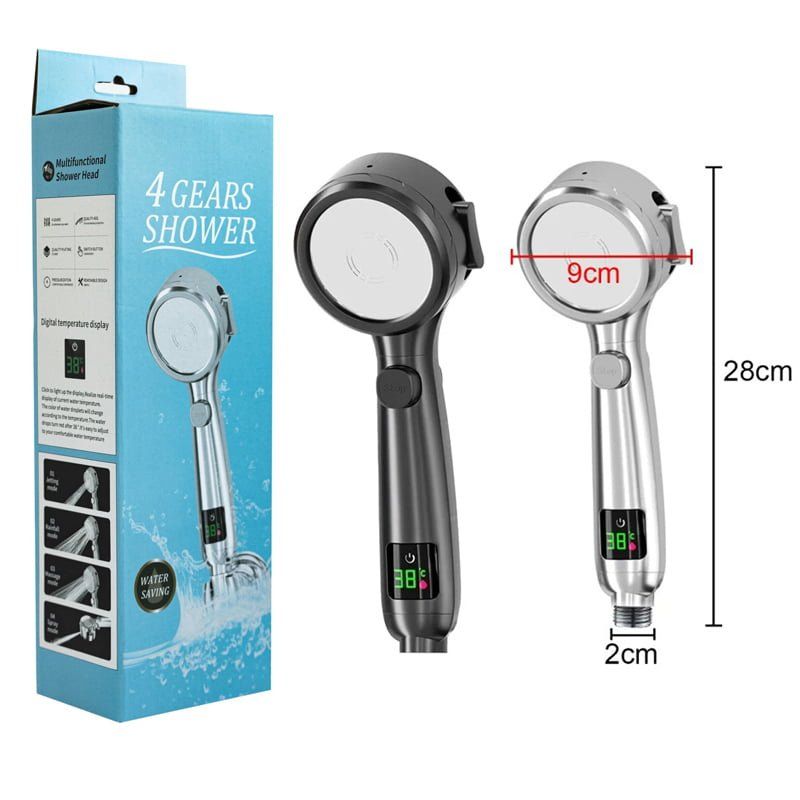 Τηλέφωνο κεφαλή ντους μπάνιου - 4 Gears Shower head - Image 5