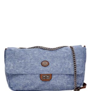Τσάντα ώμου P-6108 – Μπλέ BAG TO BAG - sukki.gr