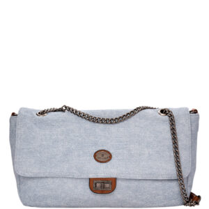 Τσάντα ώμου P-6108 – Γαλάζιο BAG TO BAG - sukki.gr