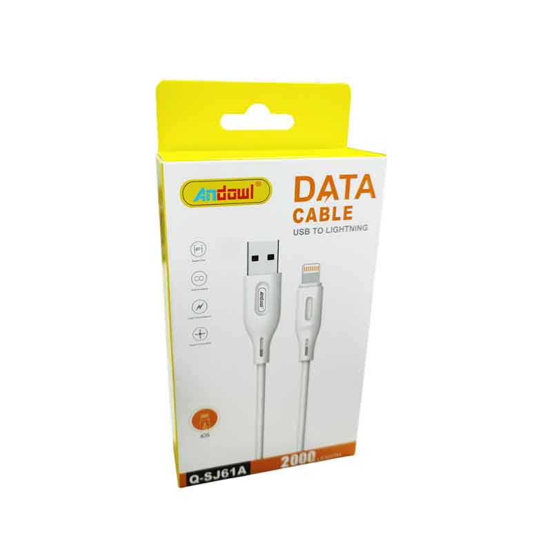Καλώδιο Φόρτισης Andowl USB σε Lightning 2m – Andowl USB to Lightning Cable 2m - sukki.gr