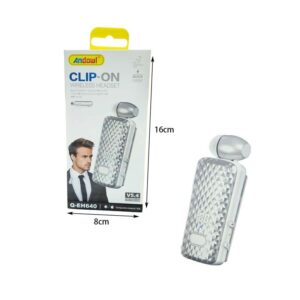 Alternative view of Andowl Ασύρματο ακουστικό με κλιπ Q-EH640 - Clip-On Wireless Headset