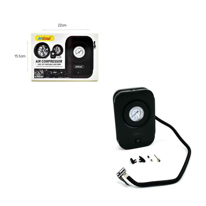 Andowl Κομπρεσέρ Αέρος Αυτοκινήτου 120W 12V με Μανόμετρο Q-DQ025 - Air Compressor - Image 5