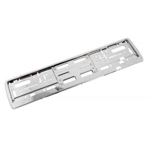 Alternative view of Πλαίσιο Πινακίδας Χρώμιο Ασημί -  License plate frame