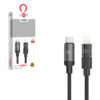 Wisdomup Καλώδιο Φόρτισης Type-C σε Lightning με Ένδειξη LED SJX-47CL - Type-C to Lightning Charging Cable with LED Display - sukki.gr