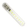 Mini USB LED φορητό φως με 8 led Cool white - sukki.gr